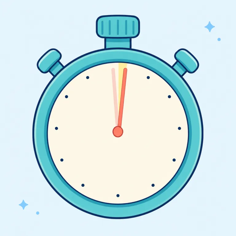 a second（1秒・名詞）の覚え方イラスト — second をまず時間の単位「1秒」として押さえ、a second は直訳どおり「ひとつの秒」と覚えると定着しやすいです