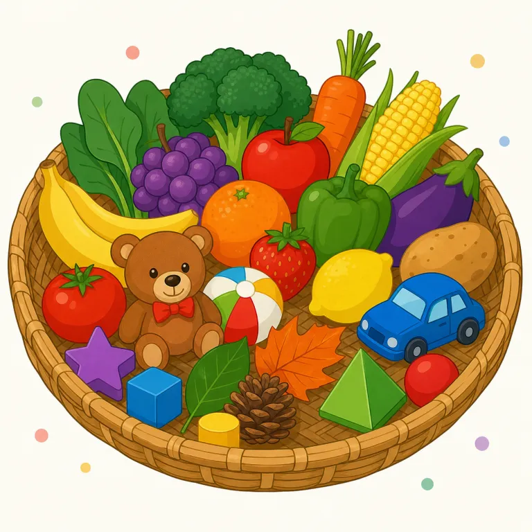 a variety of（さまざまな・イディオム）の覚え方イラスト — variety は various や vary と同じ仲間だと押さえると覚えやすいです