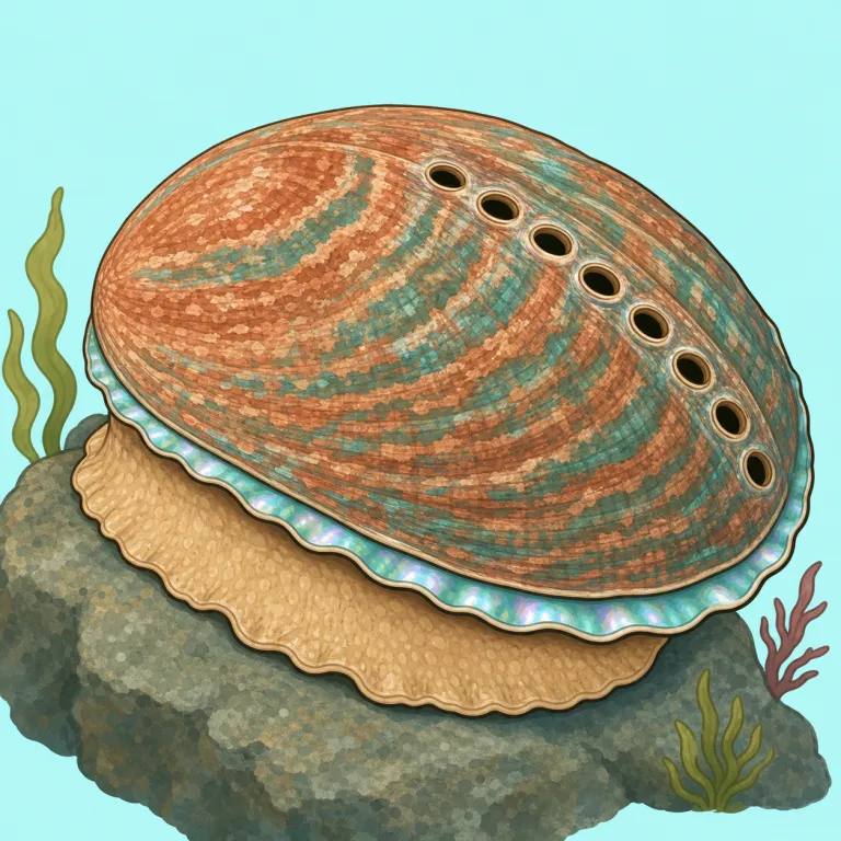 abalone（アワビ・名詞）の覚え方イラスト — abalone は接頭辞・接尾辞で分解して意味を取る語ではないので、seafood の一語として丸ごと覚えるのが近道です