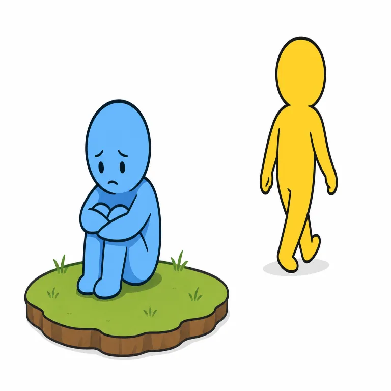 abandon（見捨てる・verb）の覚え方イラスト