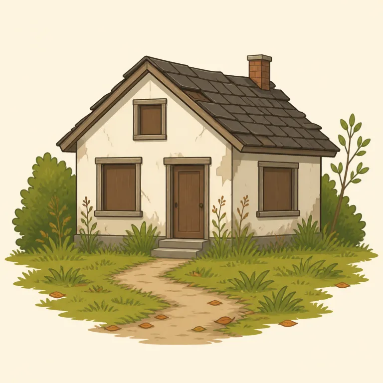 abandoned（放棄された・形容詞）の覚え方イラスト — まず動詞abandon「捨てる・見捨てる」を核に置き、abandonedはその-ed形で「捨てられた状態」と覚えると定着しやすいです