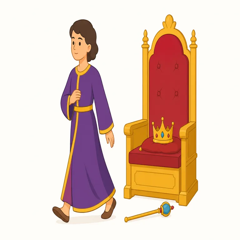 abdicate（退位する・動詞）の覚え方イラスト — まず `abdicate the throne` と `abdicate responsibility` をセットで覚えると定着しやすい語です