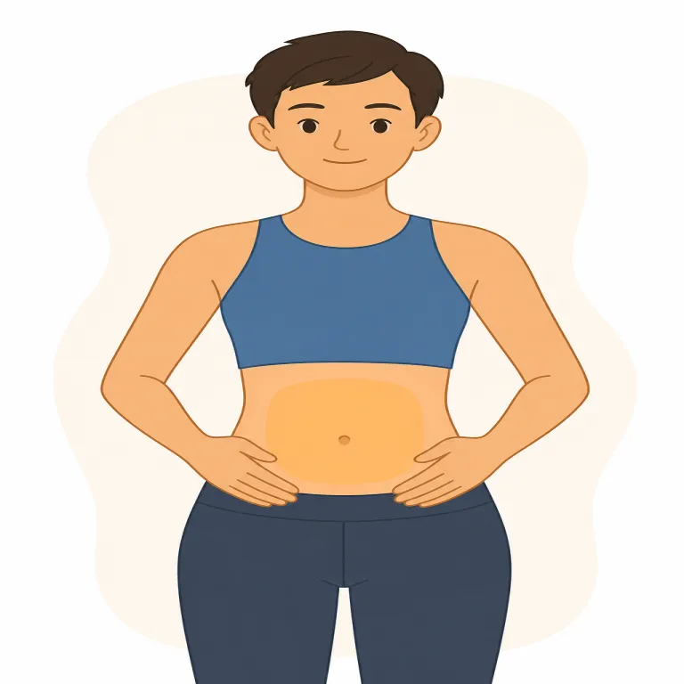 abdominalの覚え方イラスト