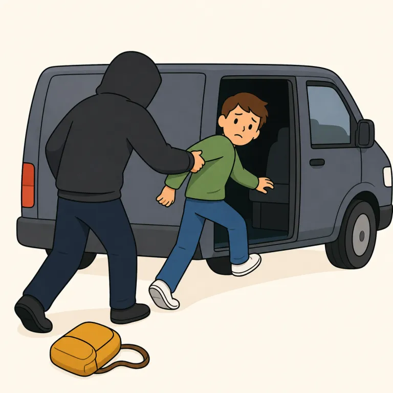 abductionの覚え方イラスト