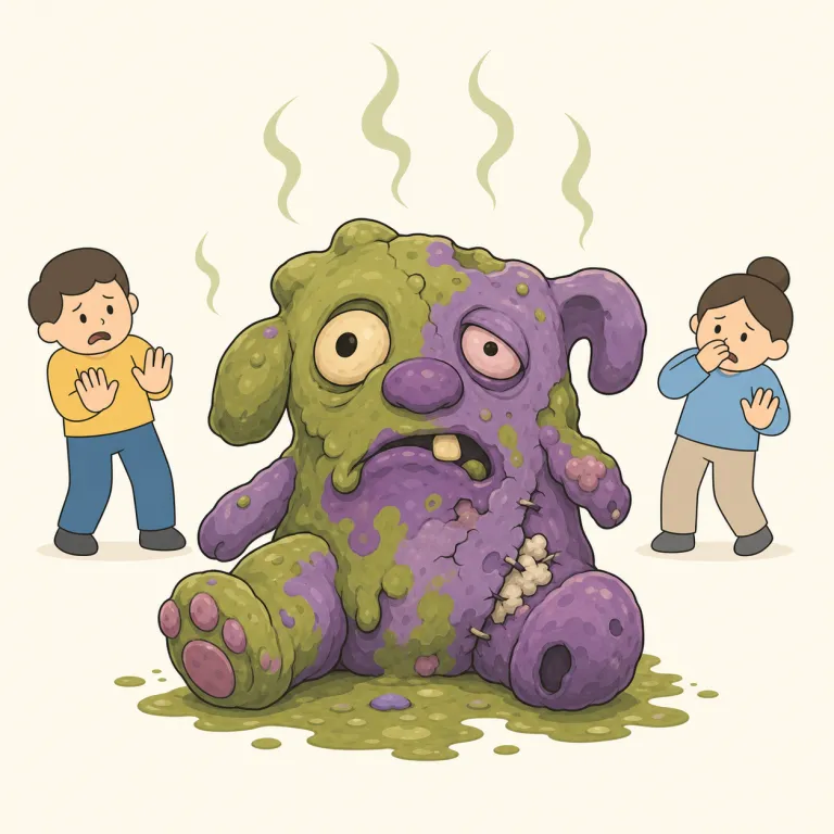 abomination（忌まわしいもの・名詞）の覚え方イラスト — まず abominable（ひどく不快な、忌まわしい）を知っていると入りやすく、abomination はその「忌まわしさ」が物や存在として名詞化した形