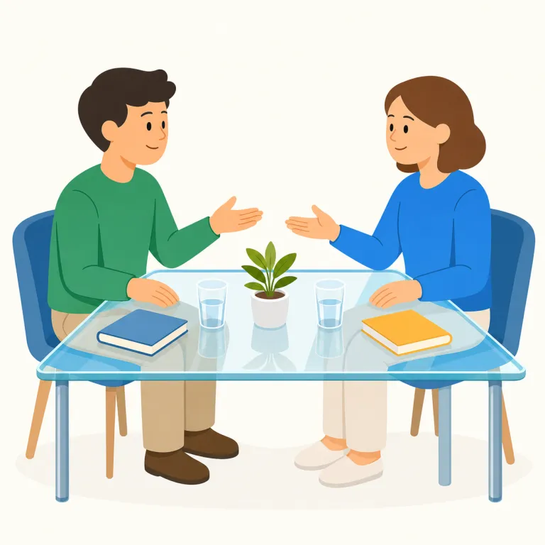 aboveboard（公明正大・形容詞）の覚え方イラスト — above + board で、何かを“板の上に全部出している”場面を思い浮かべると覚えやすいです