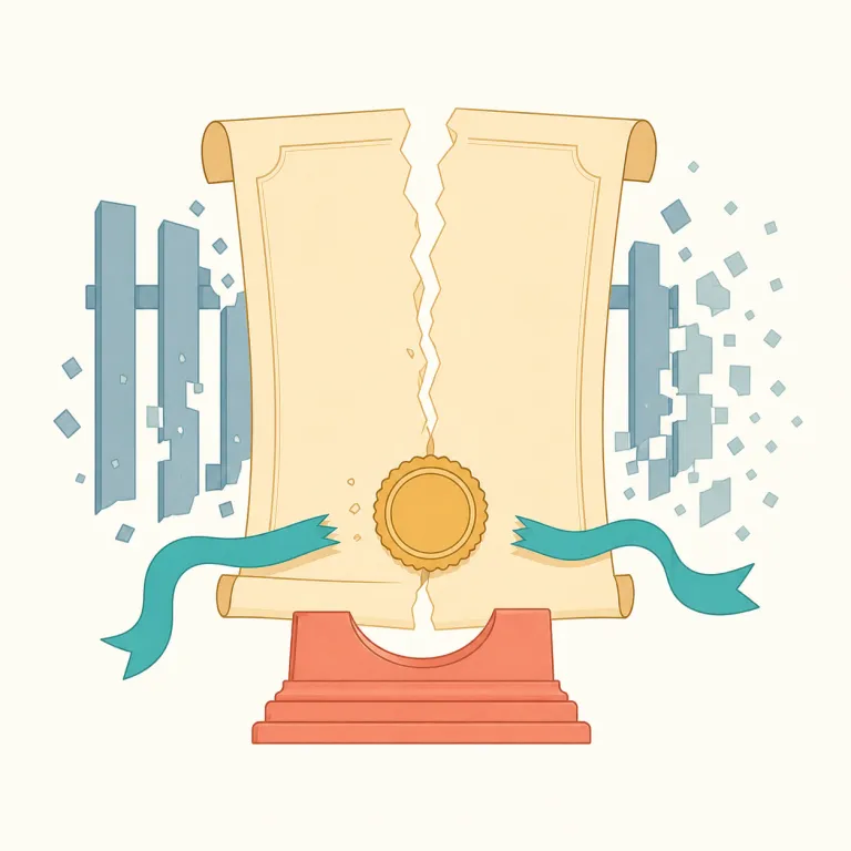 abrogation（廃止・名詞）の覚え方イラスト — abrogation は、まず動詞 abrogate とセットで覚えると残りやすいです