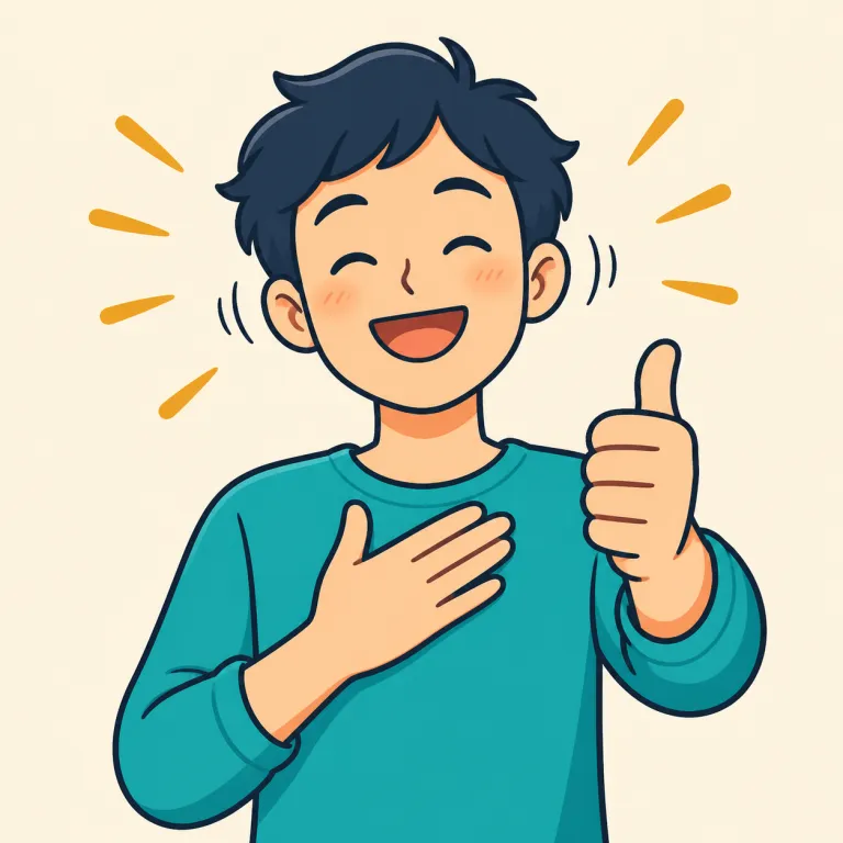 absolutely（もちろん・adverb）の覚え方イラスト