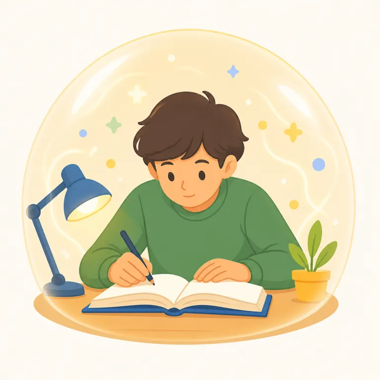absorb in（没頭する、夢中になる・句動詞）の覚え方イラスト — まず absorb を「吸収する」で覚えていると入りやすい語です