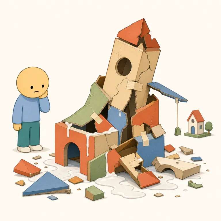 abysmal（ひどい・形容詞）の覚え方イラスト — まず "very bad" の強化版として固定すると覚えやすい