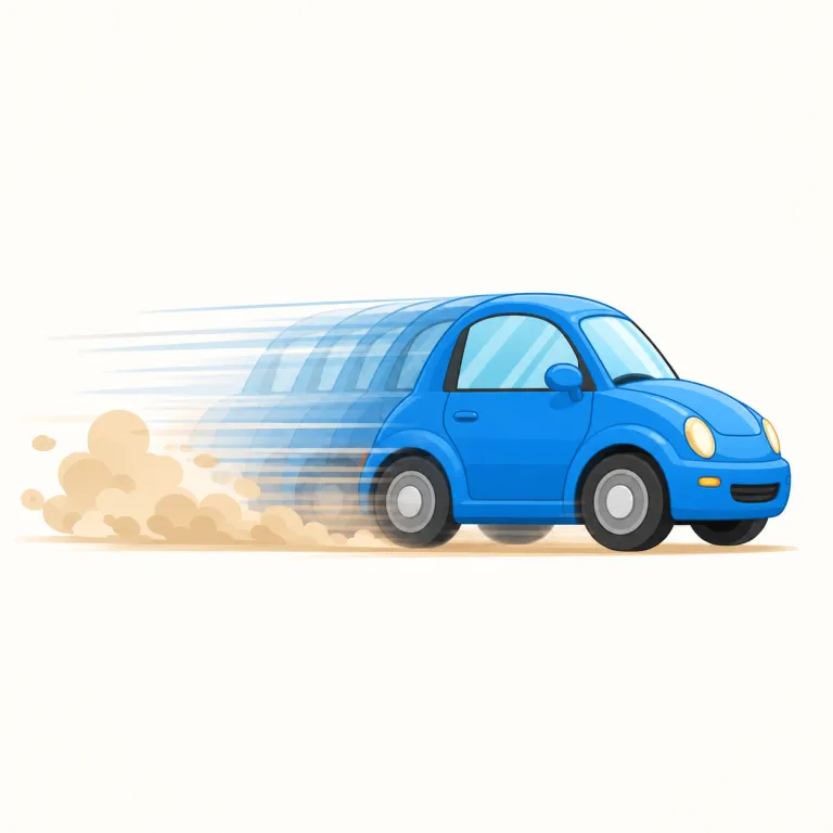 accelerate（加速する・動詞）の覚え方イラスト — accelerate は「速度を上げる」が核になる動詞で、car accelerated, runner accelerated のように、乗り物や人の移動が速くなる場面から覚…