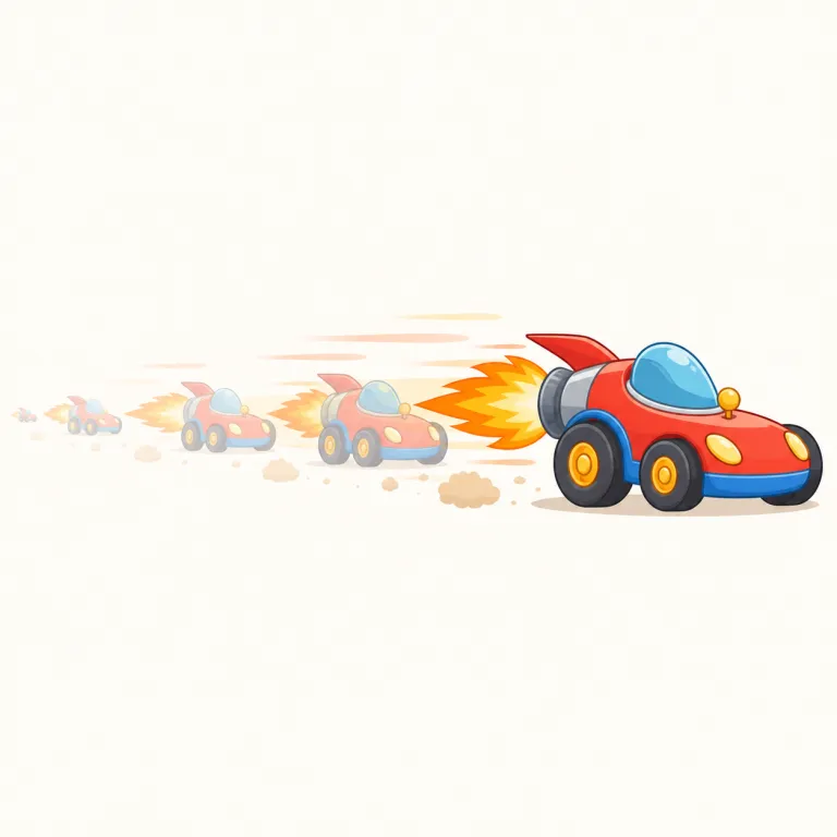 accelerationの覚え方イラスト