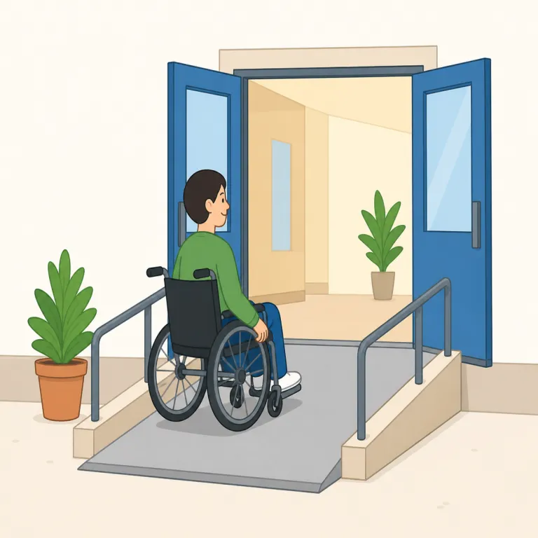 accessible（利用しやすい、アクセスできる・形容詞）の覚え方イラスト — access を知っていれば「access + -ible（できる）」で『アクセスできる』と捉えやすい