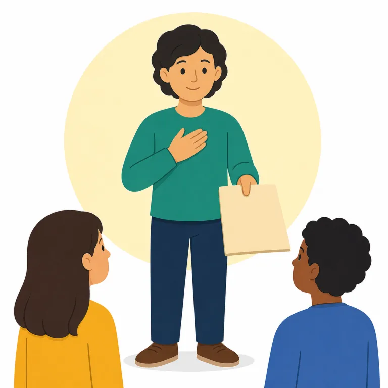 accountability（説明責任・名詞）の覚え方イラスト — account が「説明・報告する」、able が「できる」、-ity が名詞化、と分けると覚えやすい語です