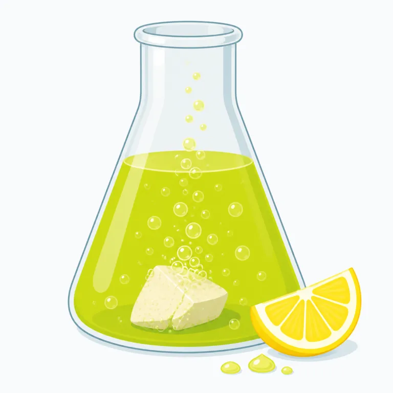 acid（酸・名詞）の覚え方イラスト — 名詞の acid は「酸という物質」を指す中心的な意味として覚える