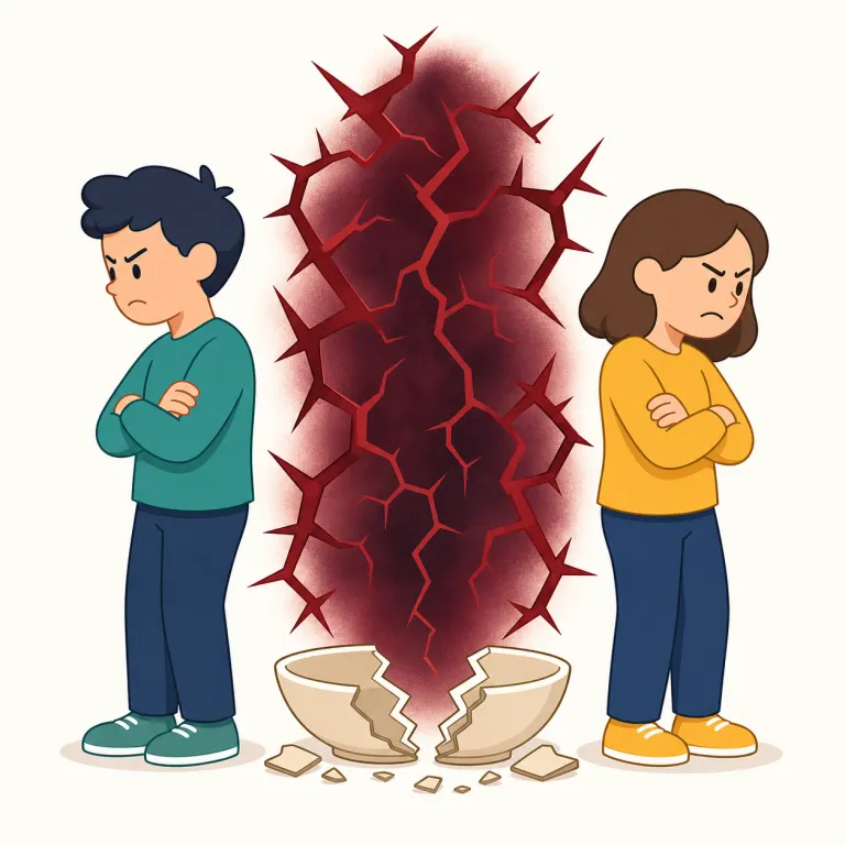 acrimony（険悪さ・名詞）の覚え方イラスト — acrimony は acrimonious「険悪な、苦々しい」の名詞形として覚えるとよい語です
