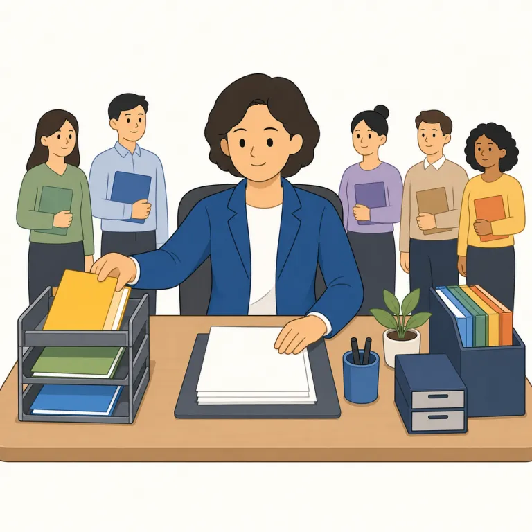 administrating（管理する・動詞）の覚え方イラスト — admin と見えたら「管理側」を連想すると覚えやすい語です