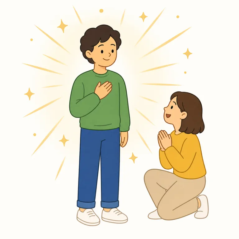 admirable（立派な・形容詞）の覚え方イラスト — admire「感心する・称賛する」を知っていれば、admirable は「admire したくなるような」と捉えると覚えやすいです