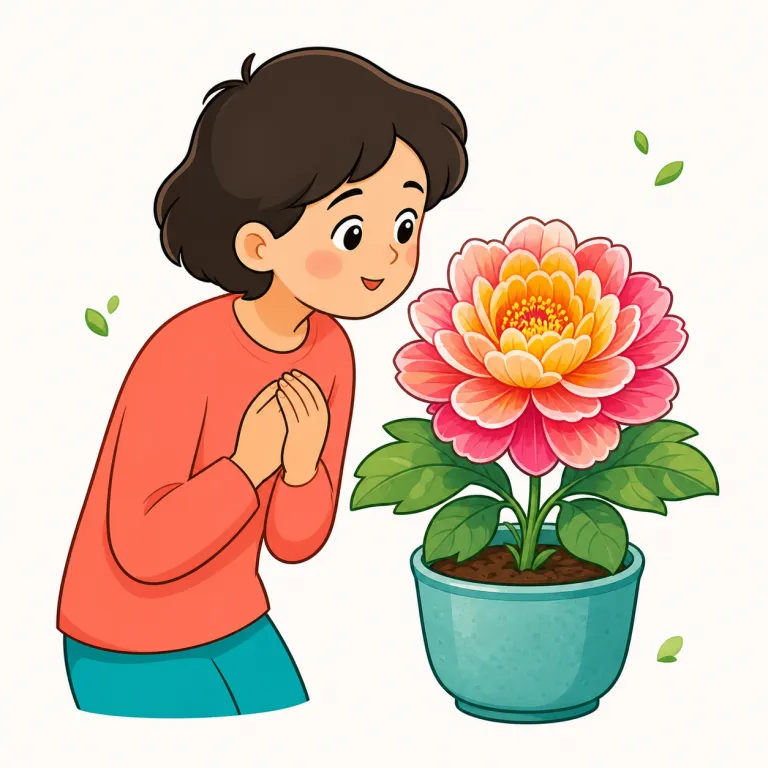 admire（見とれる、愛でる・verb）の覚え方イラスト