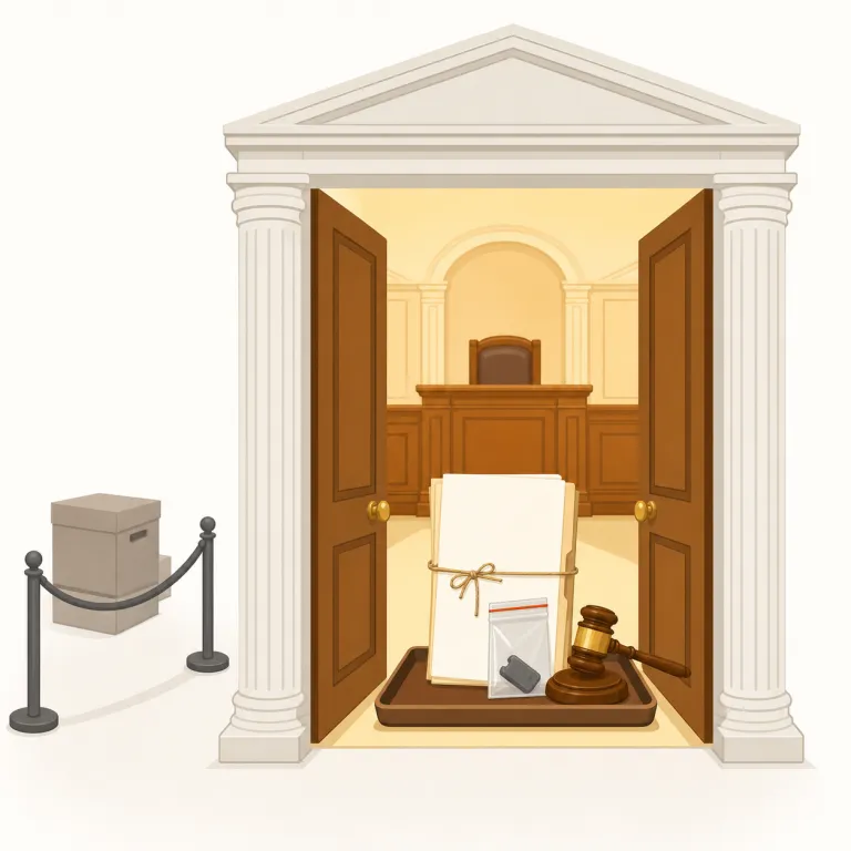 admissible（（証拠などが）法廷で採用できる、許容される・形容詞）の覚え方イラスト — admit を知っていれば覚えやすい語