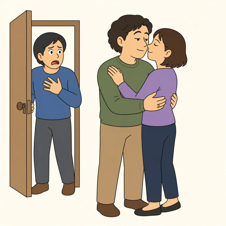 adulterer（不倫者・noun）の覚え方イラスト