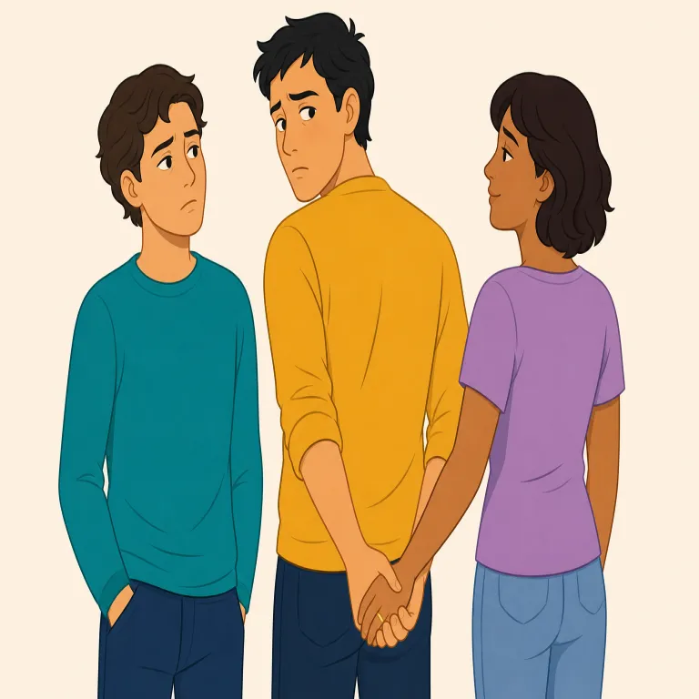 adulterous（不倫の・形容詞）の覚え方イラスト — まず名詞 adultery「不倫」を軸にすると覚えやすいです