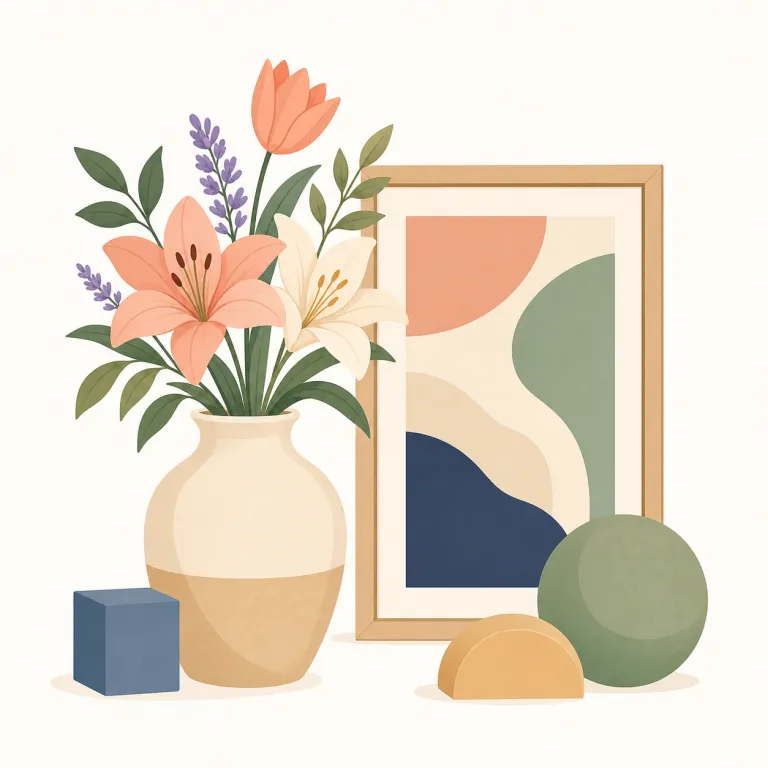 aesthetic（美的・形容詞）の覚え方イラスト — 形容詞の aesthetic は、beautiful のように直接「きれい」と言うより、デザイン上・感覚上の美しさを評価する硬めの語です