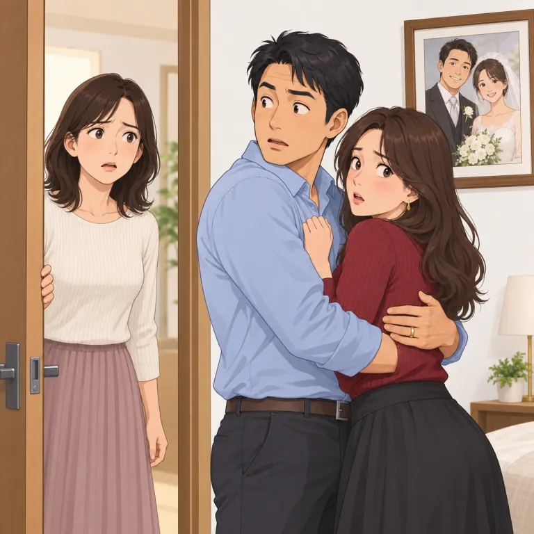 affair（不倫・noun）の覚え方イラスト