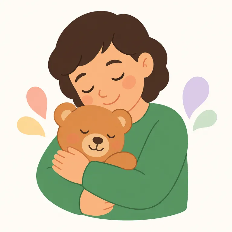 affectionate（愛情深い・形容詞）の覚え方イラスト — このエントリでは affectionate を、単なる「優しい」ではなく、相手への愛情や親密さをはっきり表す「愛情深い」として覚えます