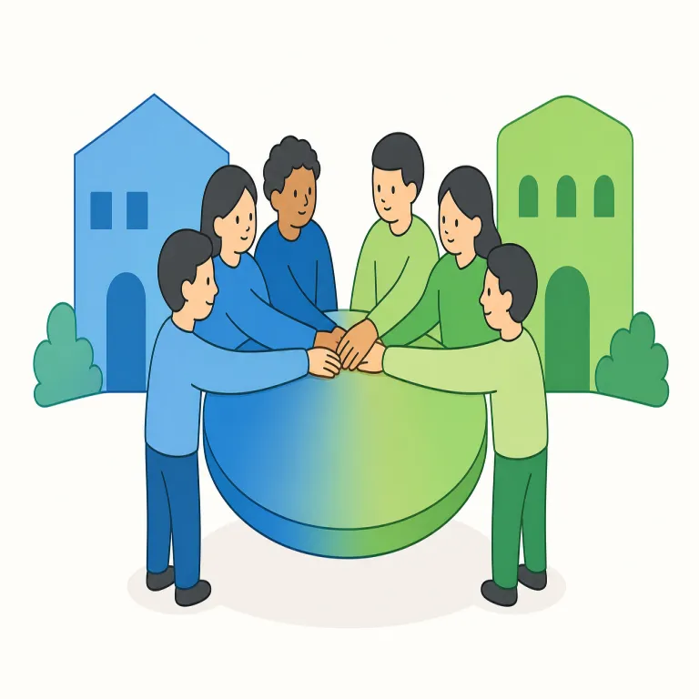 affiliating（提携すること・動詞）の覚え方イラスト — affiliate を知っていれば、その進行形・動名詞が affiliating