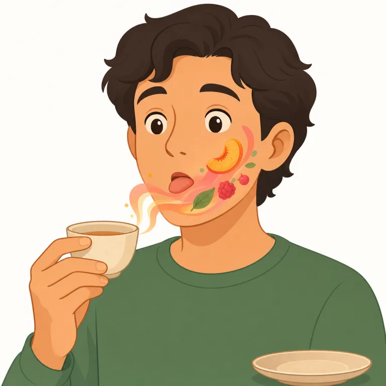 aftertaste（後味・名詞）の覚え方イラスト — `after + taste` とそのまま切って覚えると強いです
