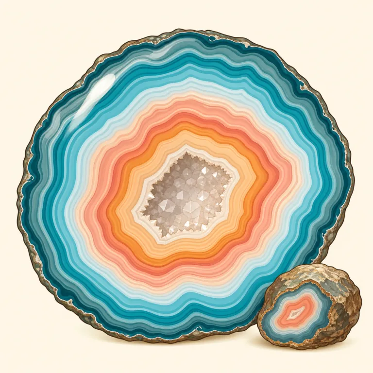agate（瑪瑙・名詞）の覚え方イラスト — 宝石名として覚える語で、無理に細かく分解するより『agate＝石の名前』と単独で固めるのが早いです