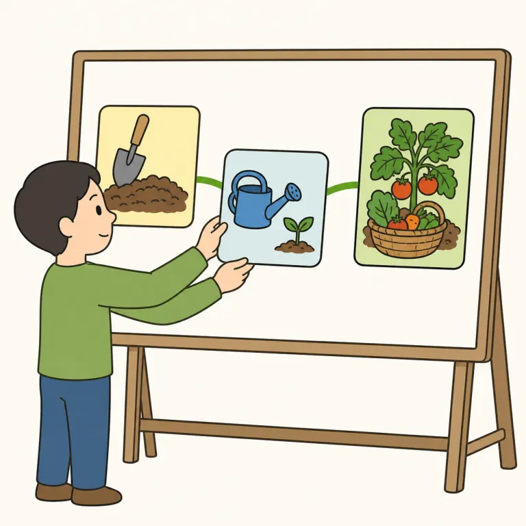 agenda（行動計画・noun）の覚え方イラスト