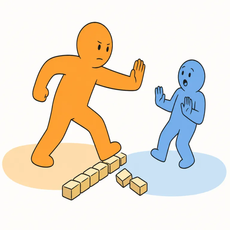 aggressor（攻撃者・名詞）の覚え方イラスト — aggressive（攻撃的な）や aggression（攻撃・侵略）を知っていれば、その行動をする側の人・国が aggressor