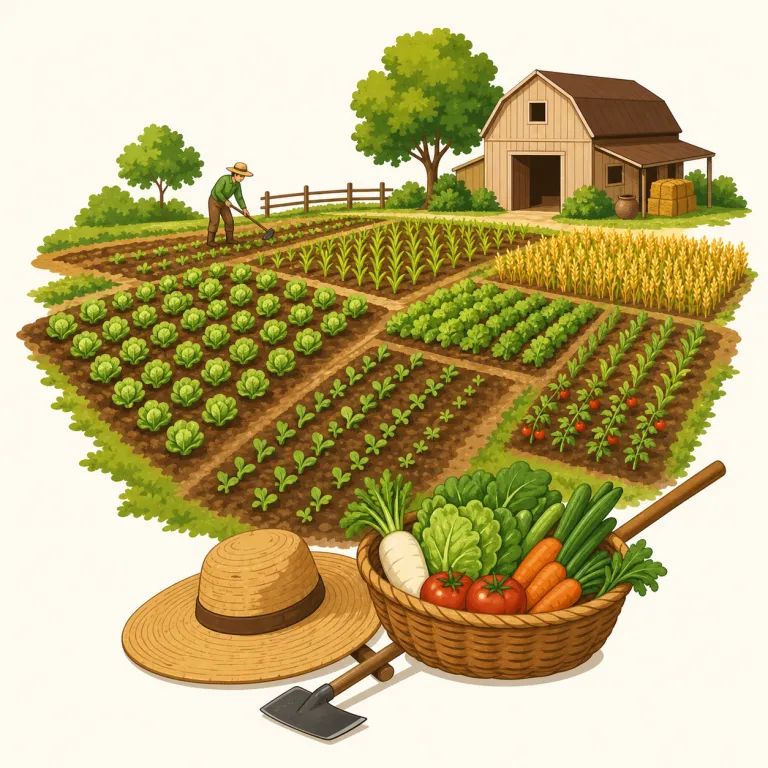 agrarian（農業の・形容詞）の覚え方イラスト — agriculture を知っていれば、agrarian の agr- は「農地・農業」だとつながります