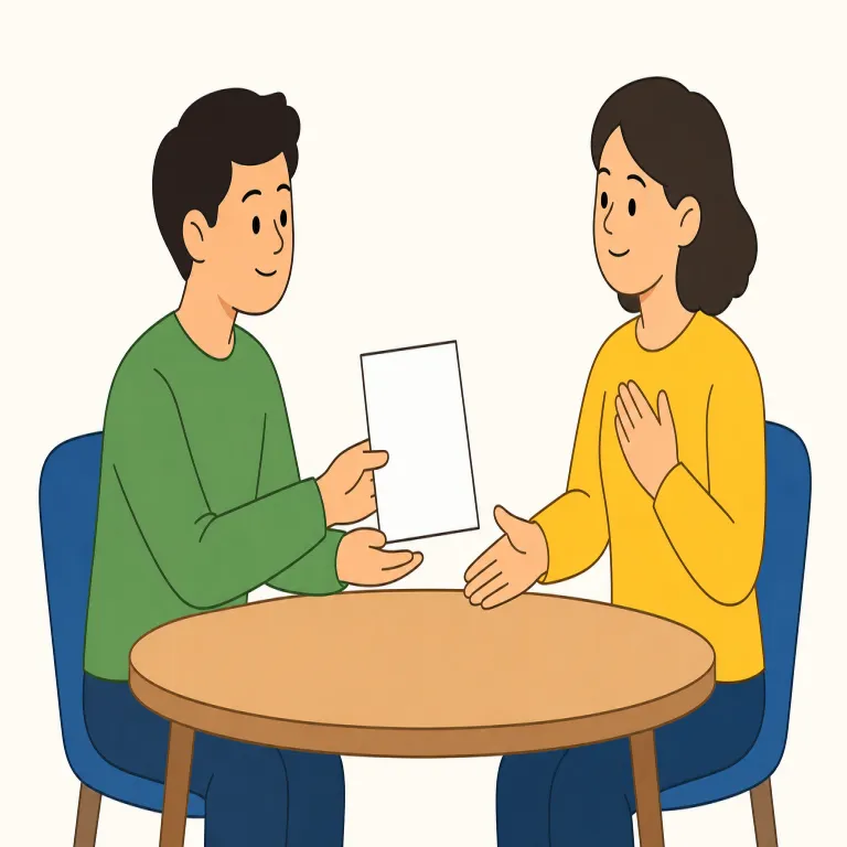 agree to（～に同意する、～を承諾する・句動詞）の覚え方イラスト — agree はまず「意見が合う」と覚え、agree to では to の先にある提案・条件・依頼を「受け入れる」意味に広がると整理すると定着しやすい