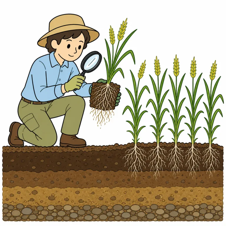 agronomy（農学・noun）の覚え方イラスト