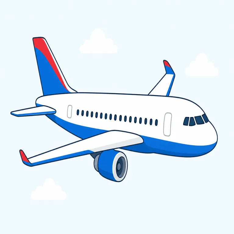 airplane（飛行機・名詞）の覚え方イラスト — air- が付く語は air conditioner, airport など「空気・空」と結びつくものが多いので、airplane もまず「空を移動する乗り物」と大づかみで取ると覚え…