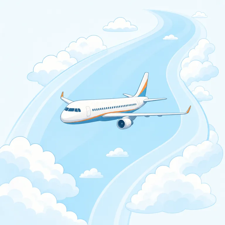 airway（航空路・noun）の覚え方イラスト