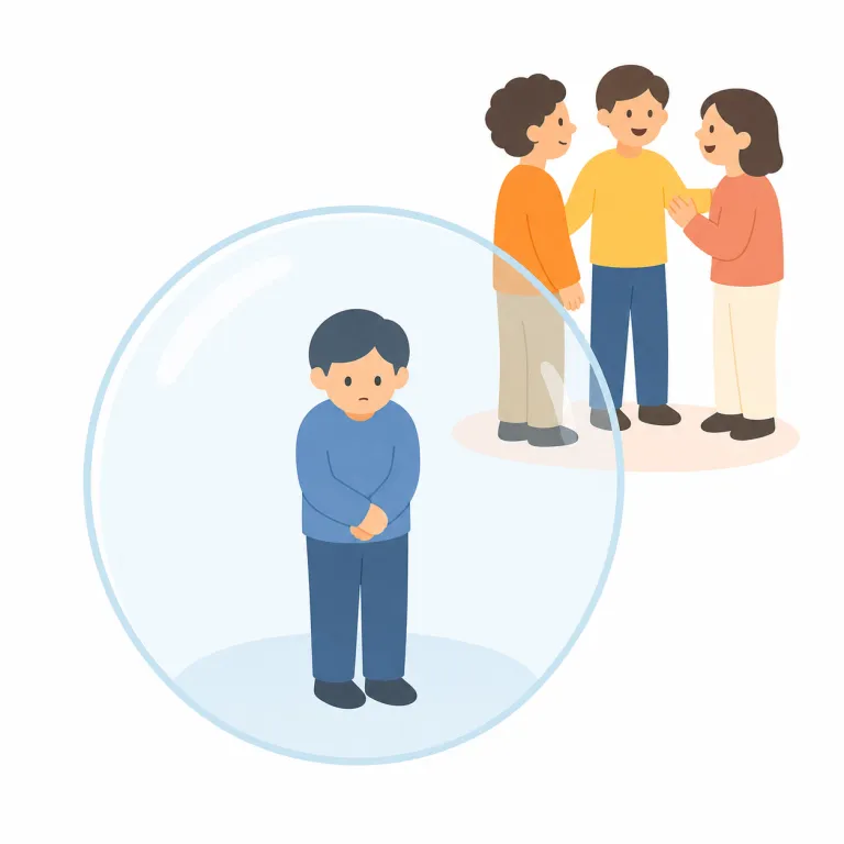 alienation（疎外・名詞）の覚え方イラスト — alien を知っていれば核はつかみやすい語です