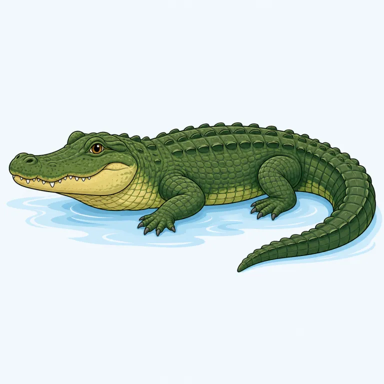 alligatorの覚え方イラスト