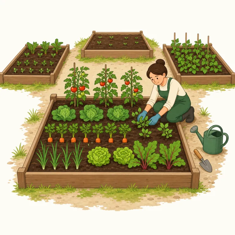 allotment（市民農園・noun）の覚え方イラスト