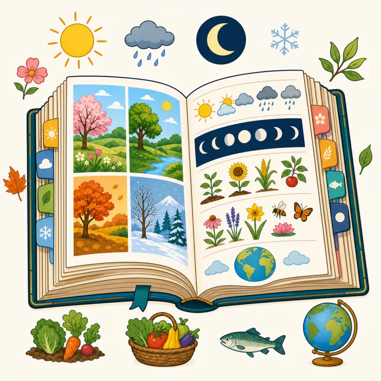 almanac（暦・名詞）の覚え方イラスト