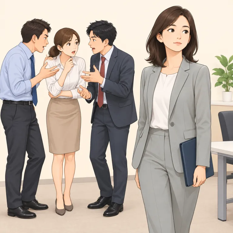 aloof（超然とした・adjective）の覚え方イラスト