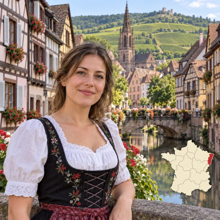 alsatian（アルザス人・noun）の覚え方イラスト