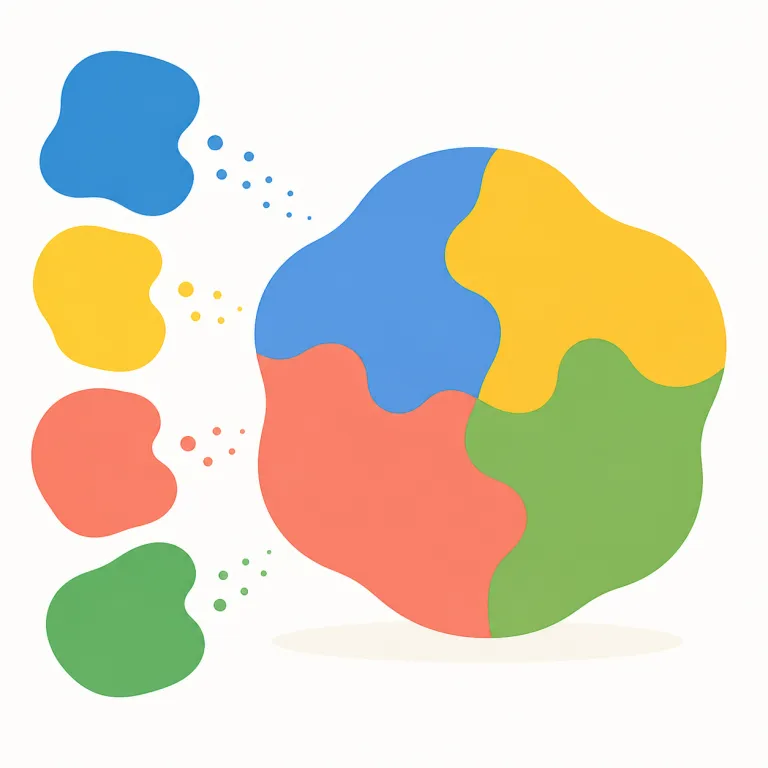 amalgamation（合併・名詞）の覚え方イラスト — `-ation` が見えたら、まず「行為・結果の名詞」と押さえると形で覚えやすい語です