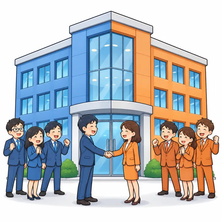 amalgamation（融合・noun）の覚え方イラスト