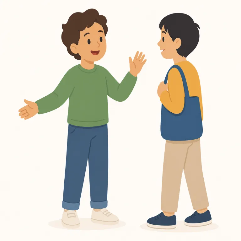 amiable（愛想の良い・形容詞）の覚え方イラスト — このエントリでは amiable を「愛想の良い」として覚えます