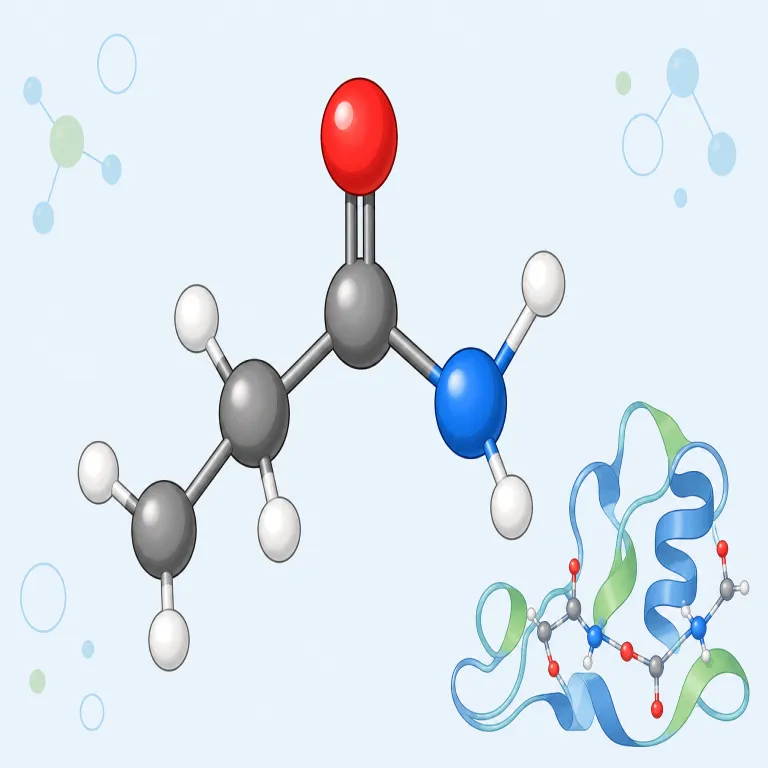 amide（アミド・名詞）の覚え方イラスト — organic chemistry の語として、まず amine や amino を知っていると覚えやすいです
