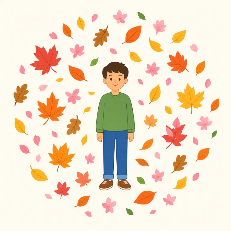 amidst（～の中に）の覚え方イラスト